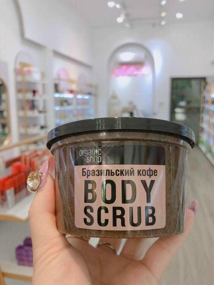 Tẩy da chết Cafe Body Organic NGA