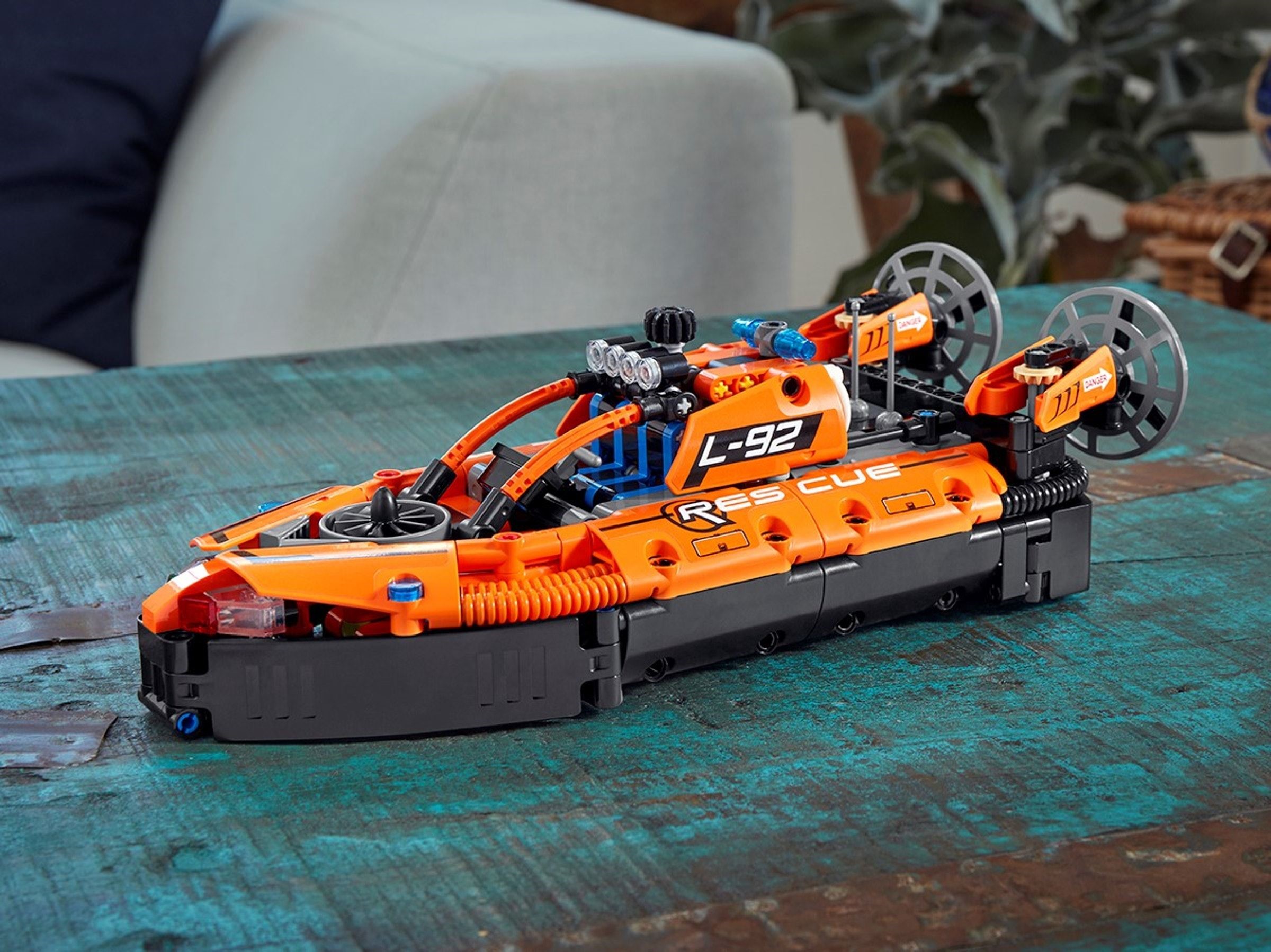 LEGO Technic Rescue Hovercraft 42120 Model Building Kit; This Awesome Toy Hovercraft Makes A Great Gift for Any Occasion, New 2021 (457 Pieces) (New Sealed, Genuine LEGO)