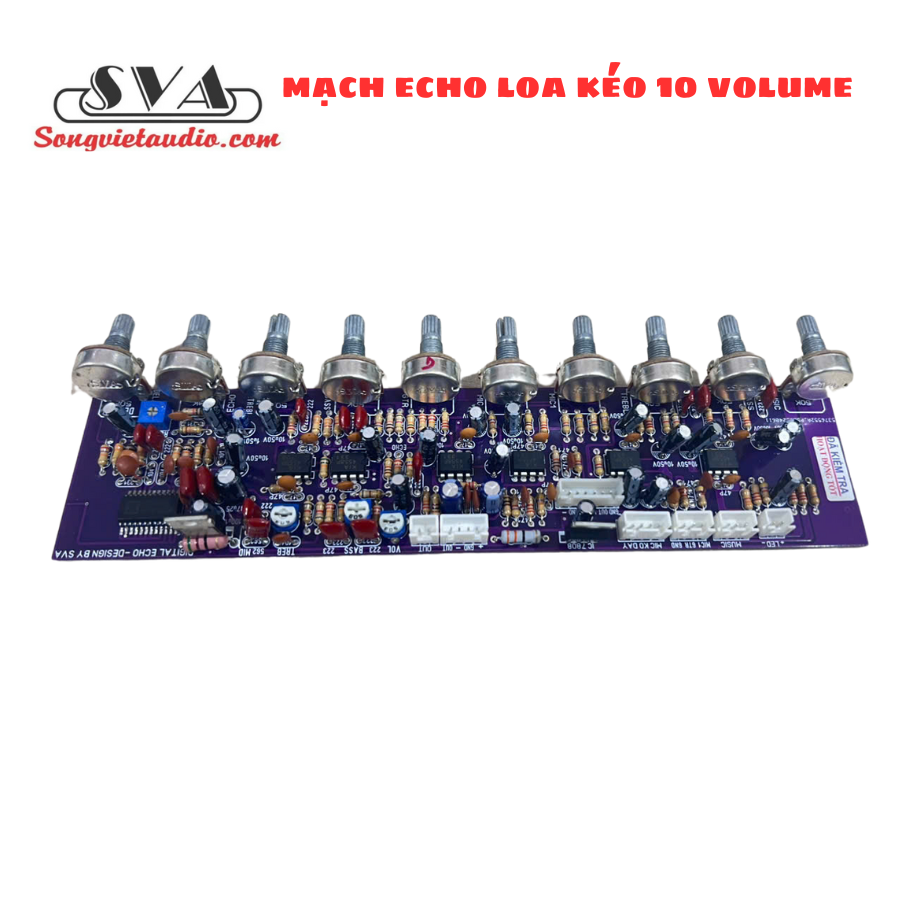 MẠCH LOA KÉO TỰ RÁP DSP1200 MÀU ĐỎ