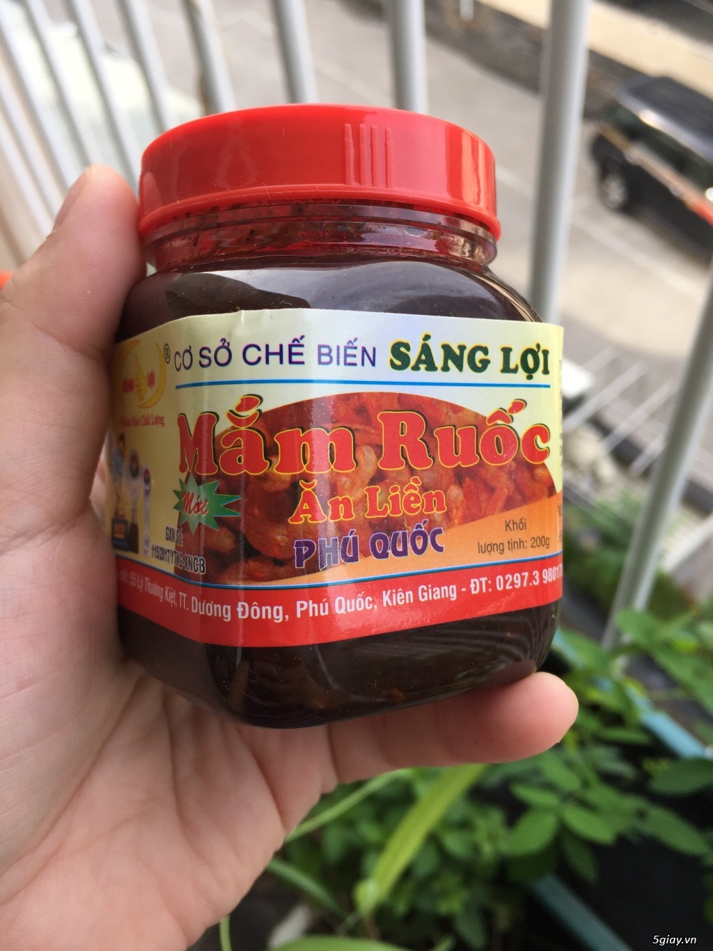 Combo 5 hũ mắm ruốc ăn liền SÁNG LỢI 200gr