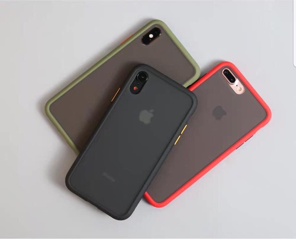 Ốp Lưng Iphone 6, 6s, 6s plus, 7 plus, 8 plus,  Xsmax lưng nhám chống vân tay