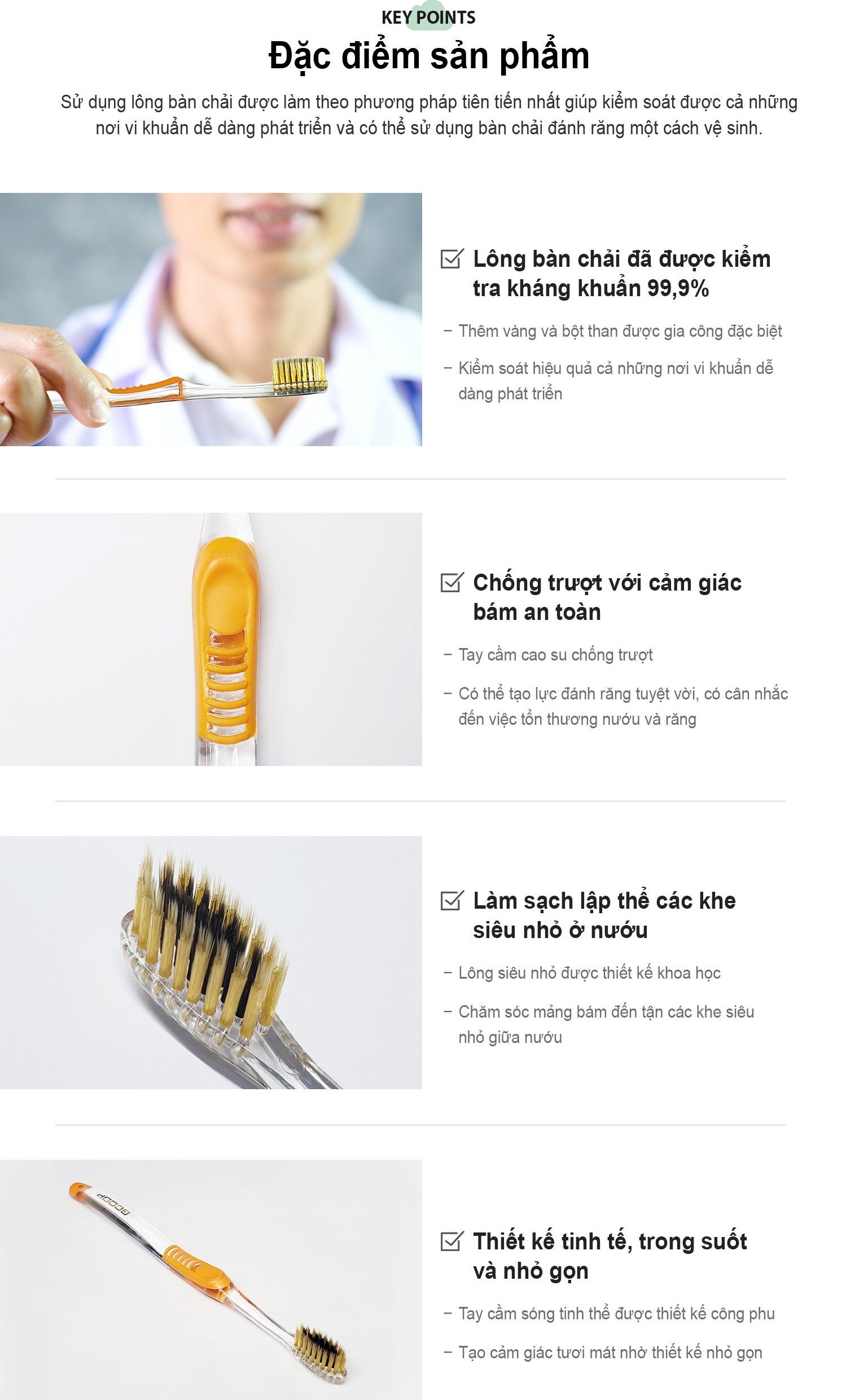 Bàn chải đánh răng GCOOP / GCOOP Toothbrush (1 cái)