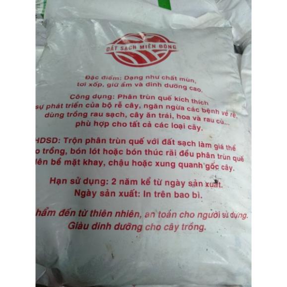 PHÂN TRÙN QUẾ BAO 10kg Lavamix
