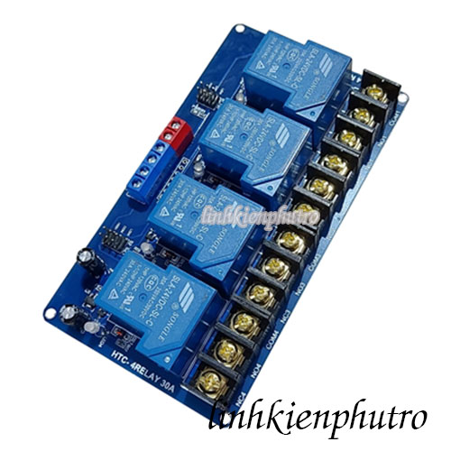 [HCM]Module 4 Relay 12V - 30A Kích High/Low HTC