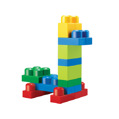 Đồ chơi lắp ráp thông minh lego cho bé mẫu giáo TINITOY First Block dạng túi trung mảnh ghép