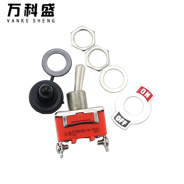 1pcs ac 250v 15a 2 pin dpdt on/off 2 position mini toggle switch e-ten1021 orange