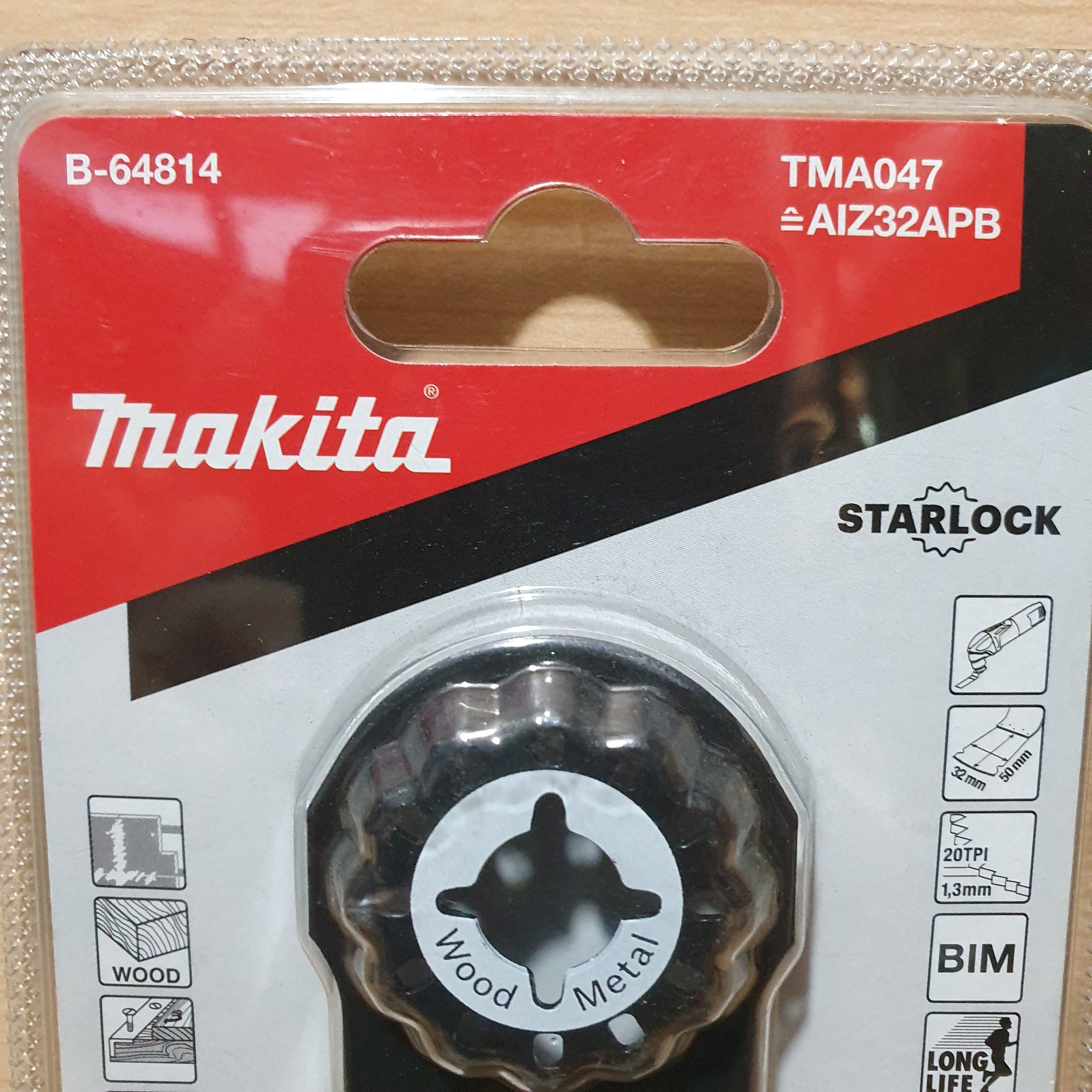 Lưỡi cưa 28/Tma047 Makita B-64814 (LƯỠI CẮT RUNG ĐA NĂNG)