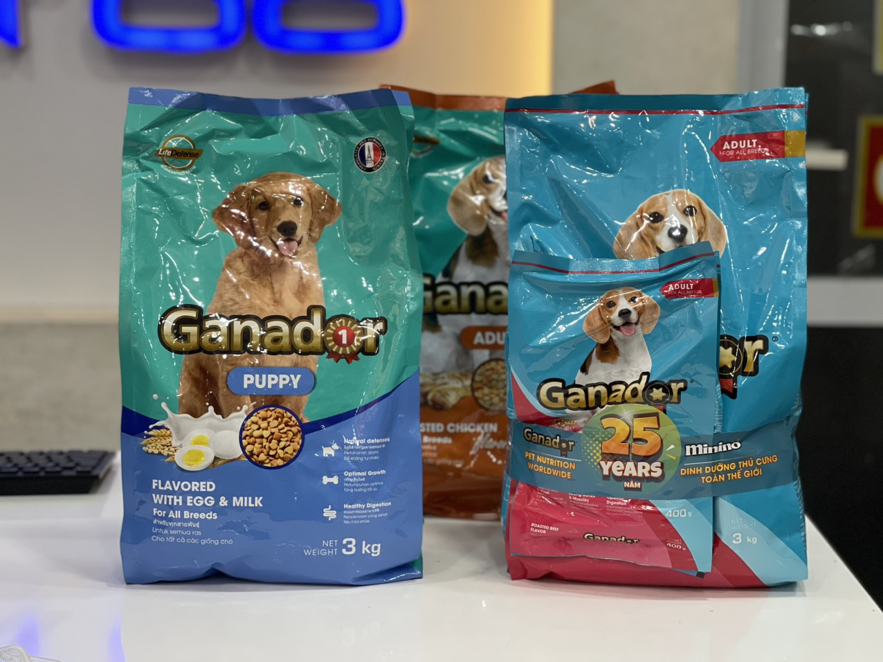 Ganador 3kg-thức ăn hạt dành cho chó