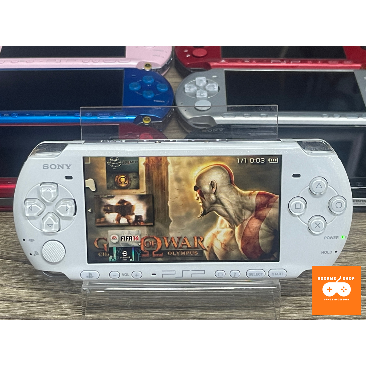 Máy Chơi Game PSP 3000 (Full game PSP/PS1/GBA/NES/SNES/GAME THÙNG) Đầy Đủ Phụ Kiện