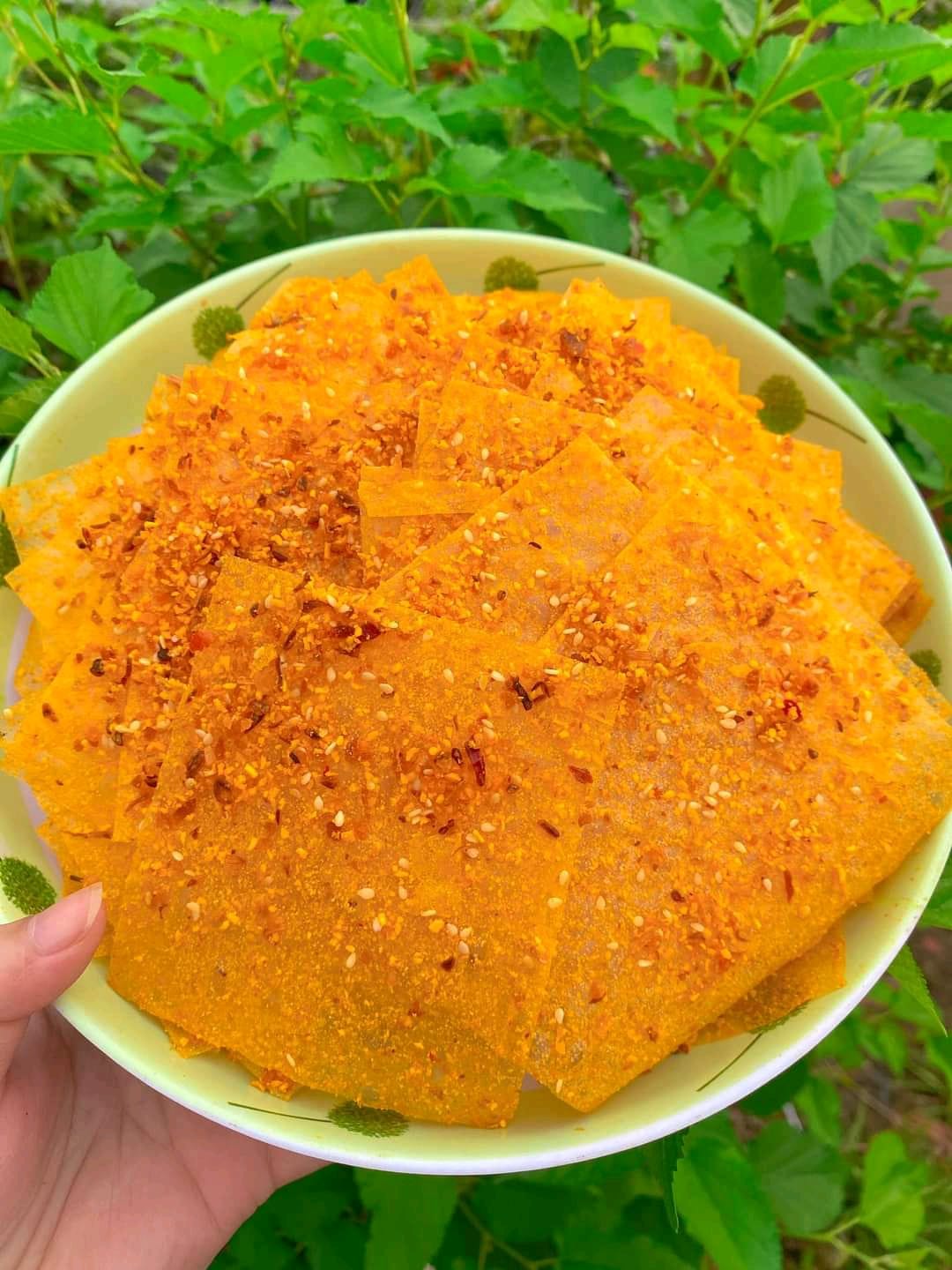 Bánh tráng phô mai cay ngọt