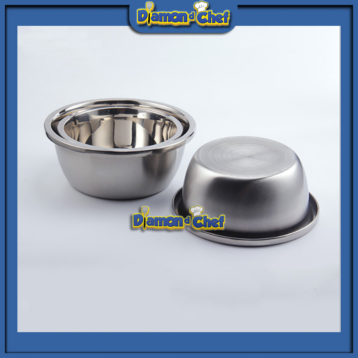 [HOT] Bát / Âu / Tô trộn bột, đánh trứng Inox 20cm