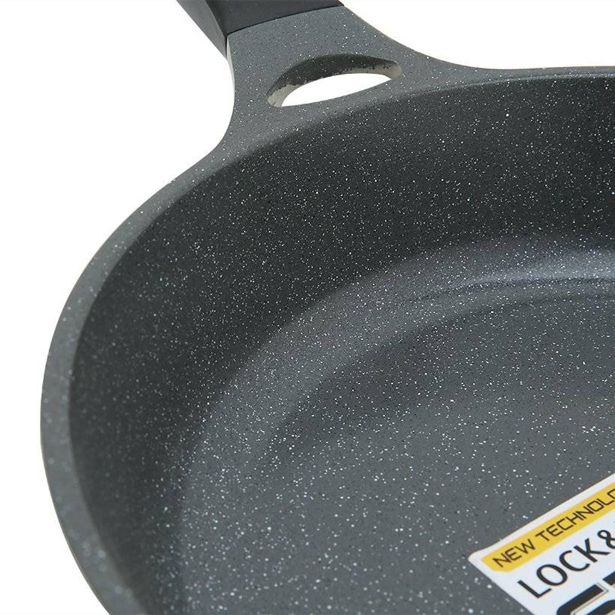 Chảo Vân Đá Chống Dính Lock&Lock Stone 26cm LCA6263D (Dùng Được Bếp Từ)