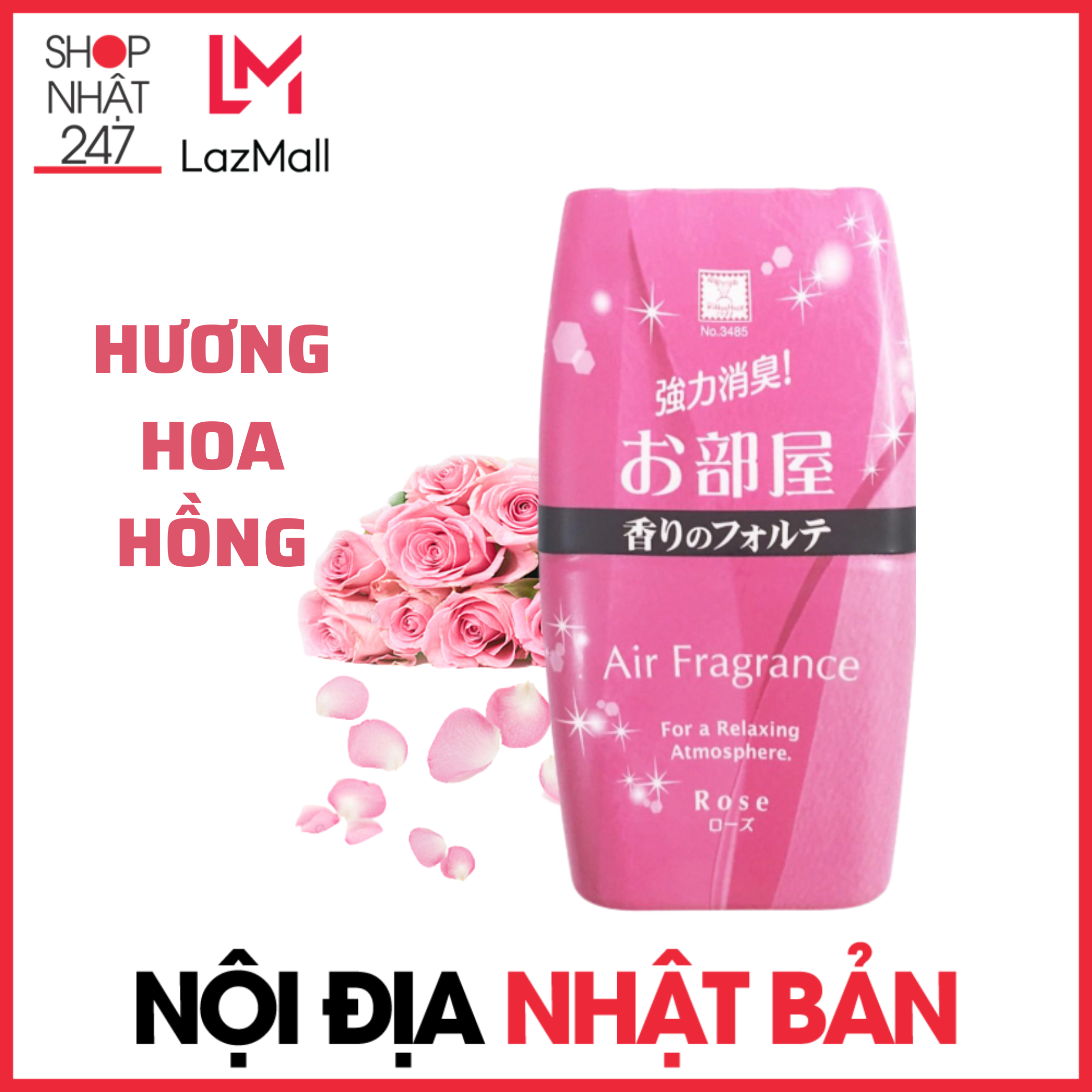 Hộp thơm phòng KOKUBO hương hoa hồng nội địa Nhật Bản