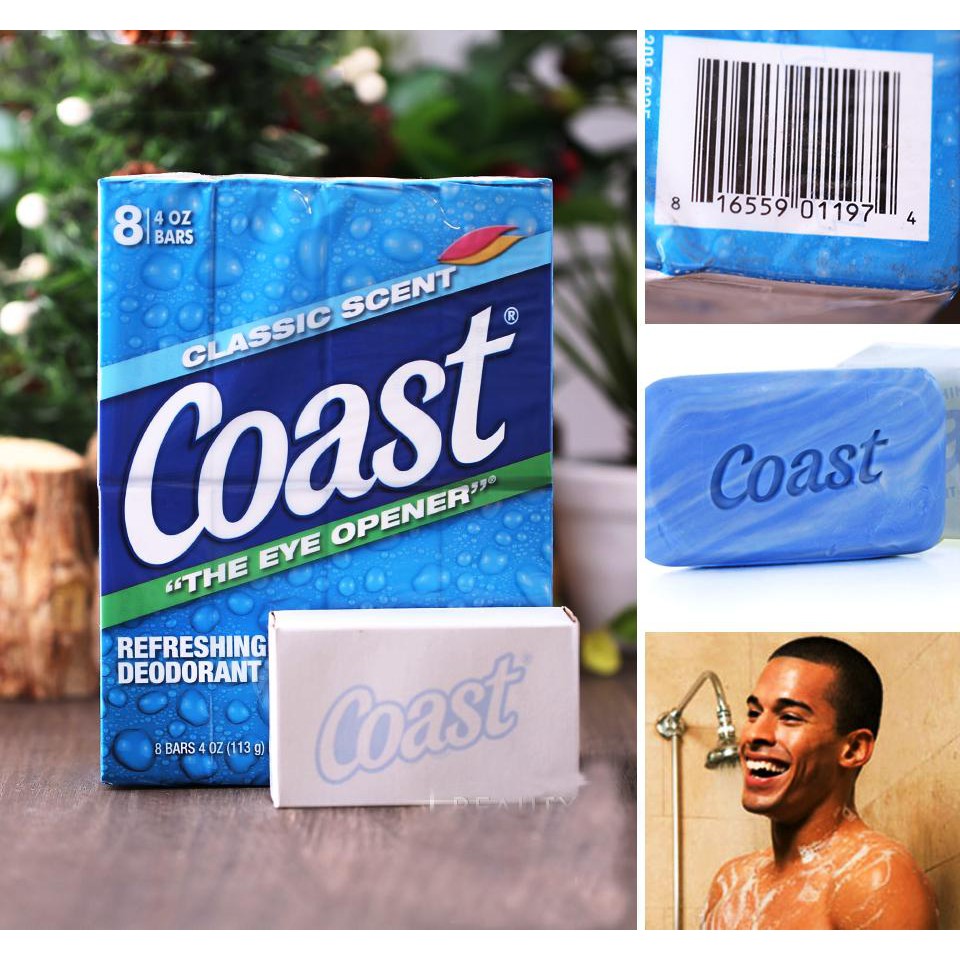 (Tách Lẻ) Xà Bông Cục Coast 113g