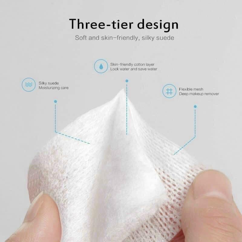 Bông tẩy trang MayCreate 230 miếng 1 túi