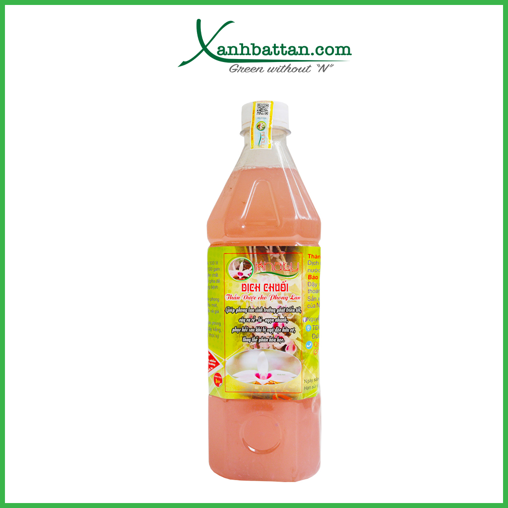 Dịch Chuối Khaly Dùng Cho Lan Chai 1 Lít