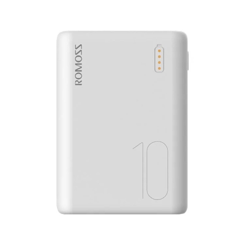 Pin sạc dự phòng 10000mAh Romoss Simple 10 3 cổng input Micro, Lightning, TypeC
