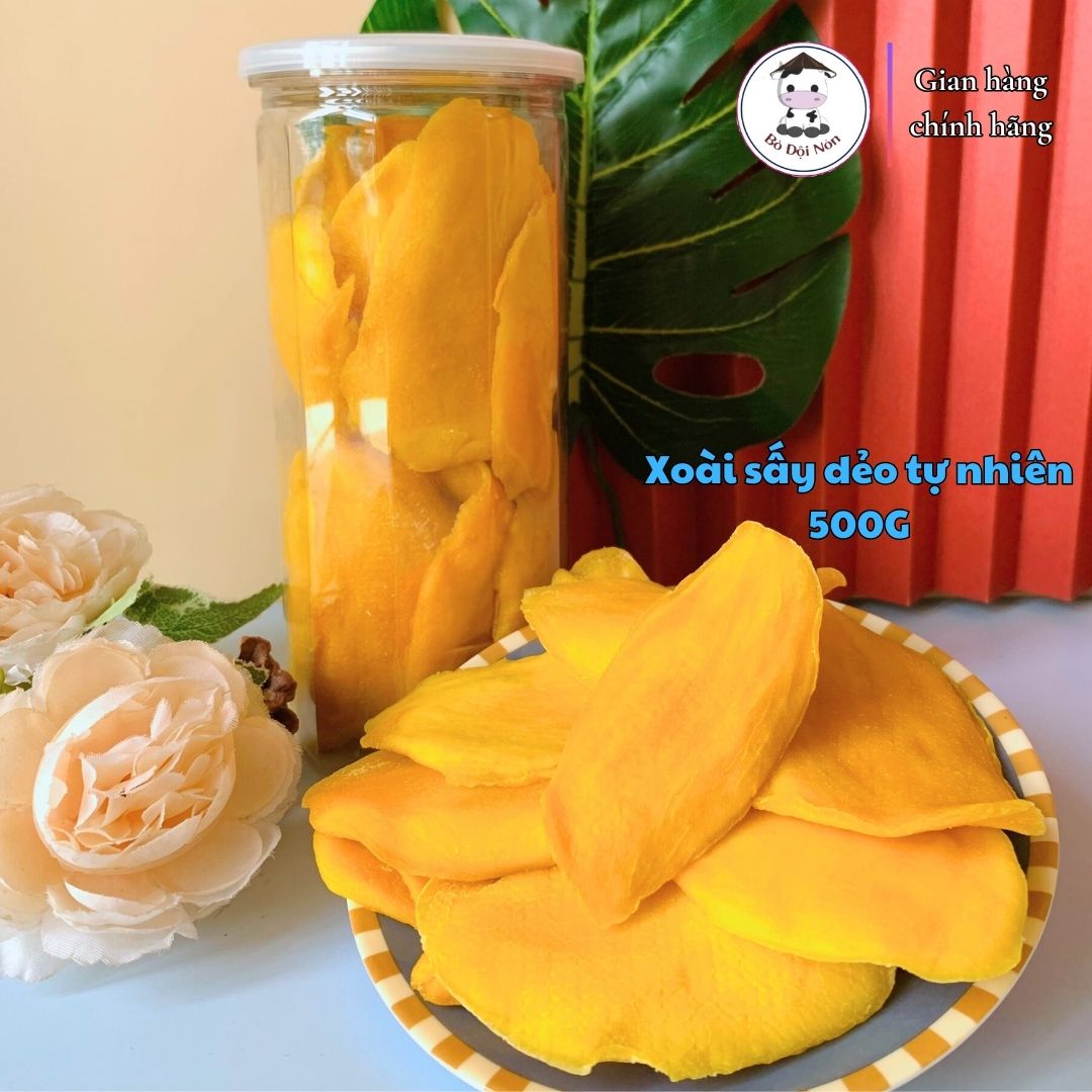 Xoài Sấy Dẻo 1KG Bò Đội Nón