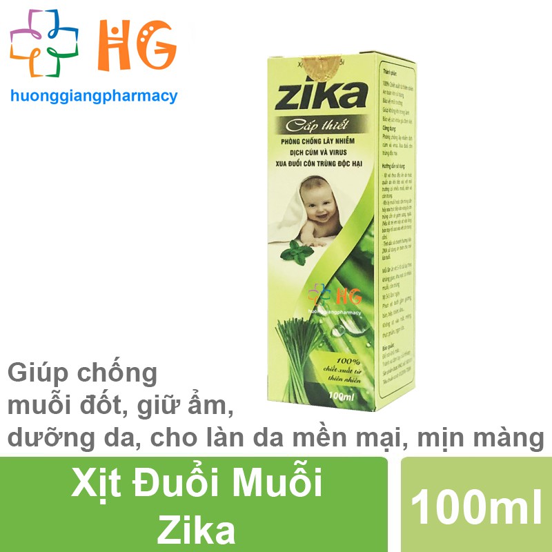 Xịt xua đuổi muỗi zika