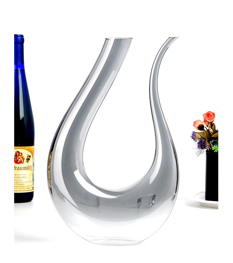 Decanter Thiên Nga chữ U xám