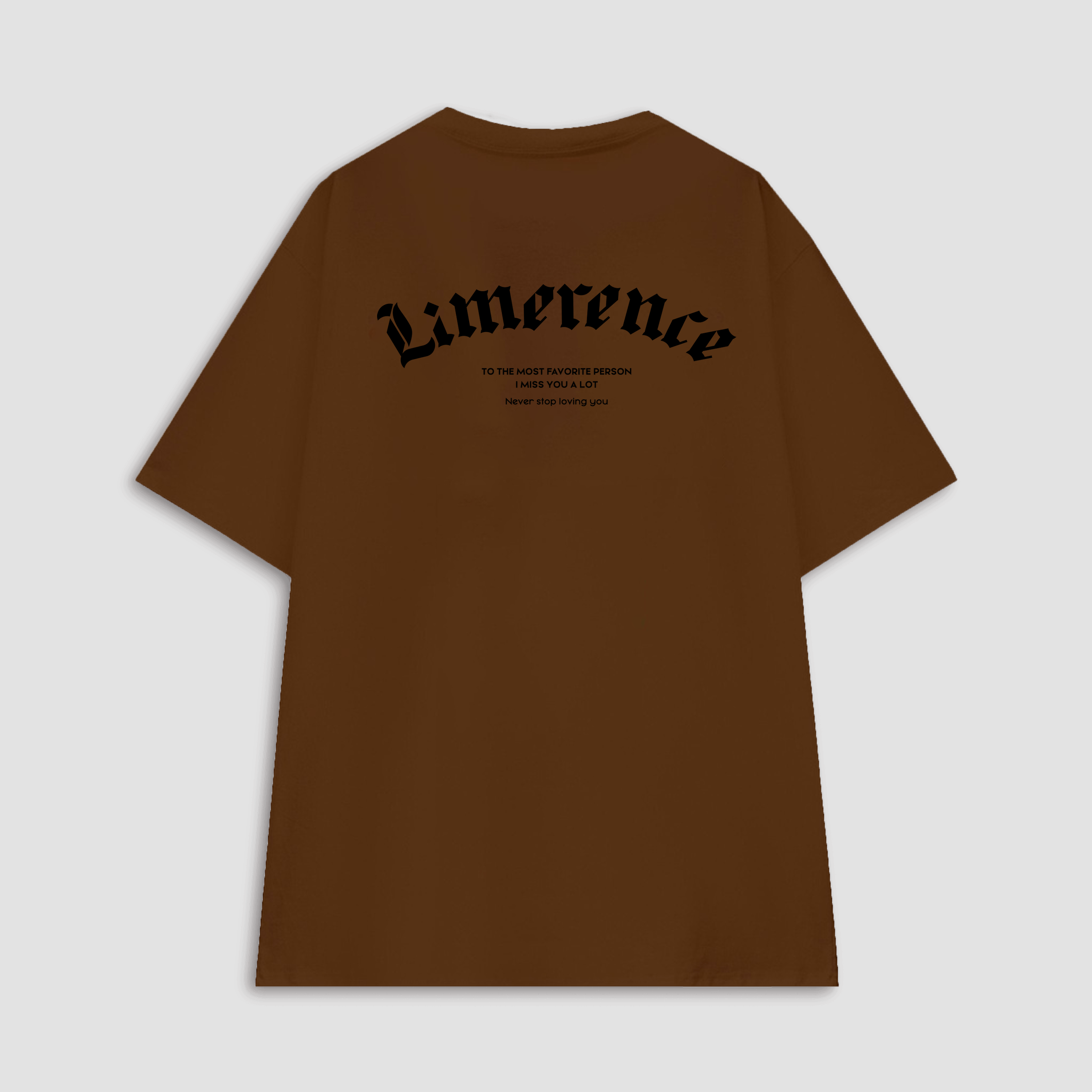 Áo thun form rộng LIMERENCE - Basic logo cotton cao cấp co giãn, dày dặn Local Brand