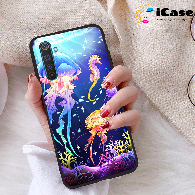 Ốp lưng Realme 6 Pro viền dẻo TPU BST Sea