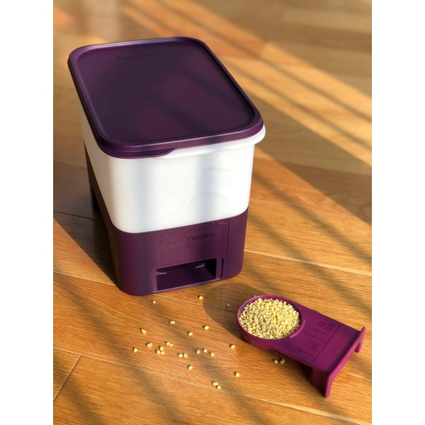 (Hàng chính hãng) Thùng gạo thông minh Tupperware Rice Keeper Junior 5Kg