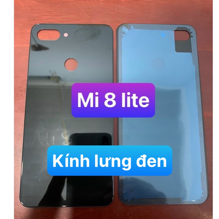 kính lưng zin điện thoại  xiaomi Mi 8 lite