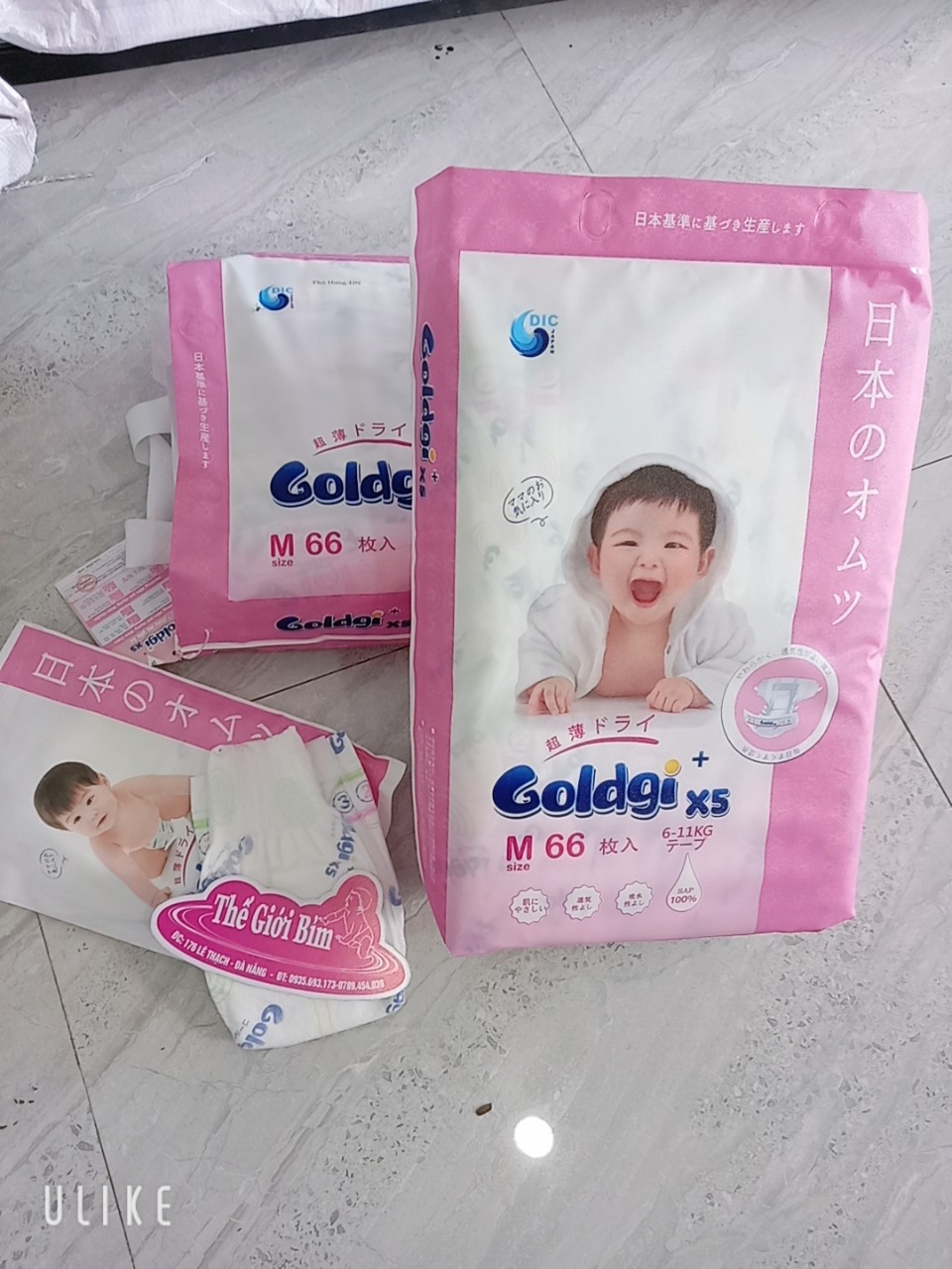 Bỉm/Tả GOLDGI X5