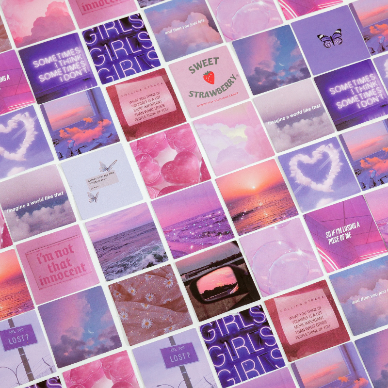 Hộp 46 Sticker Chủ Đề Moonlight Trang Trí Planner - Case Sover