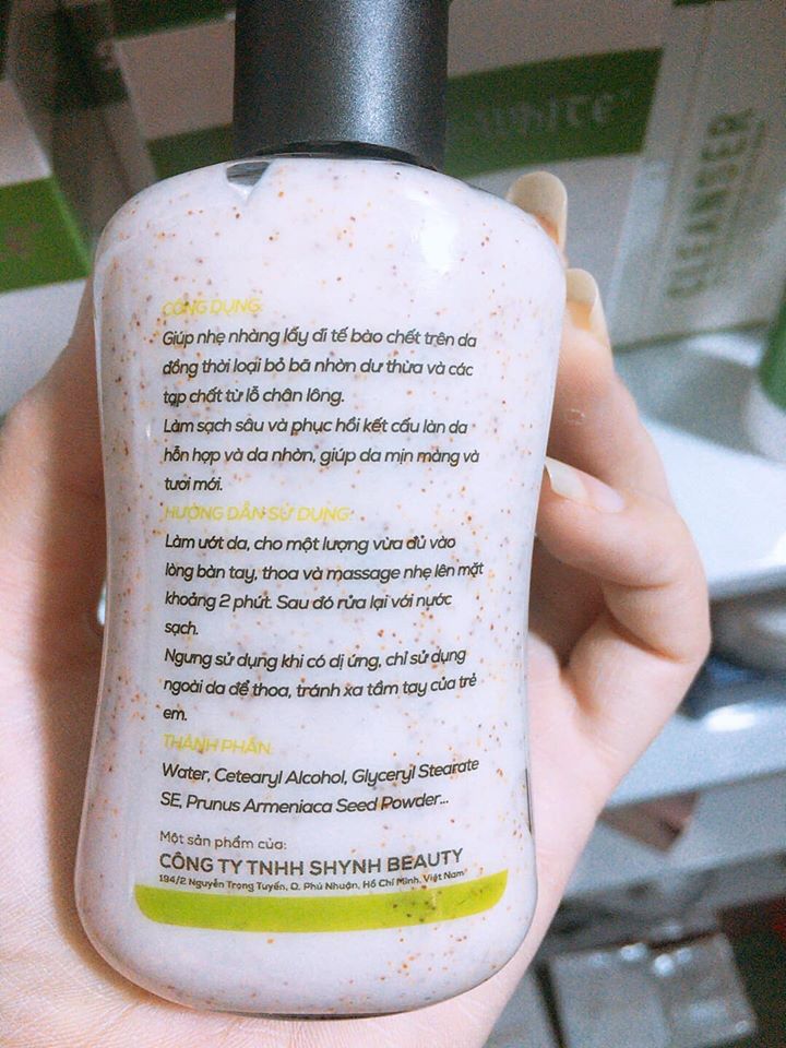 Muối Tẩy Tế Bào Chết Hạt Mơ Swhite Cho Mặt