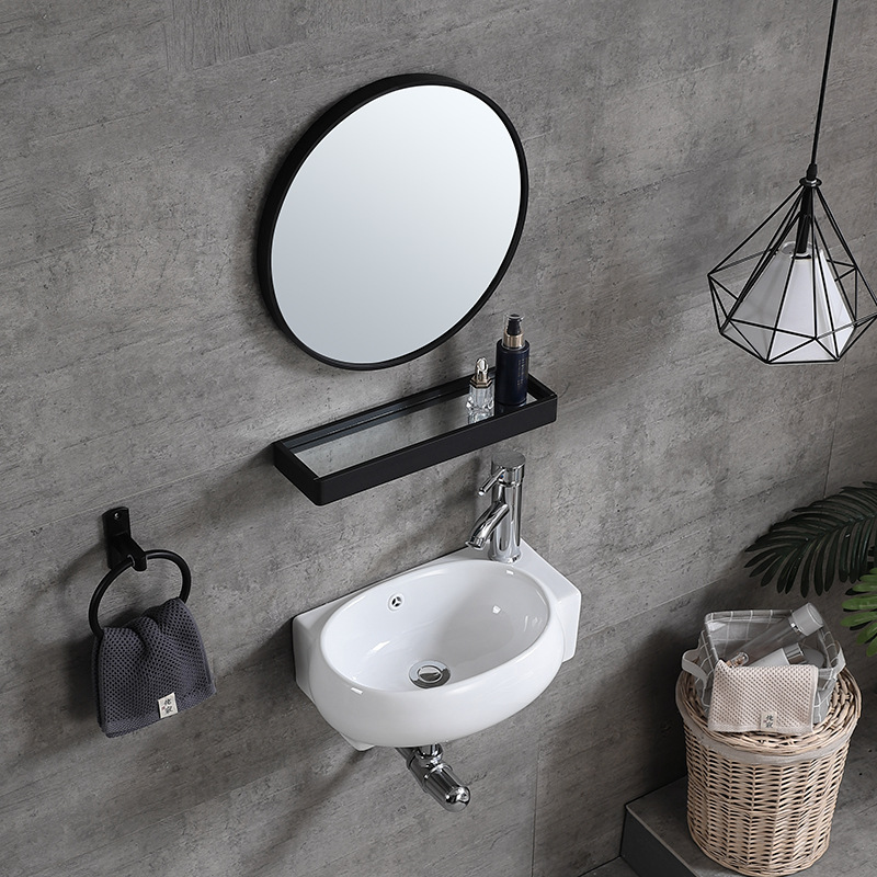 Bộ chậu lavabo mini treo tường
