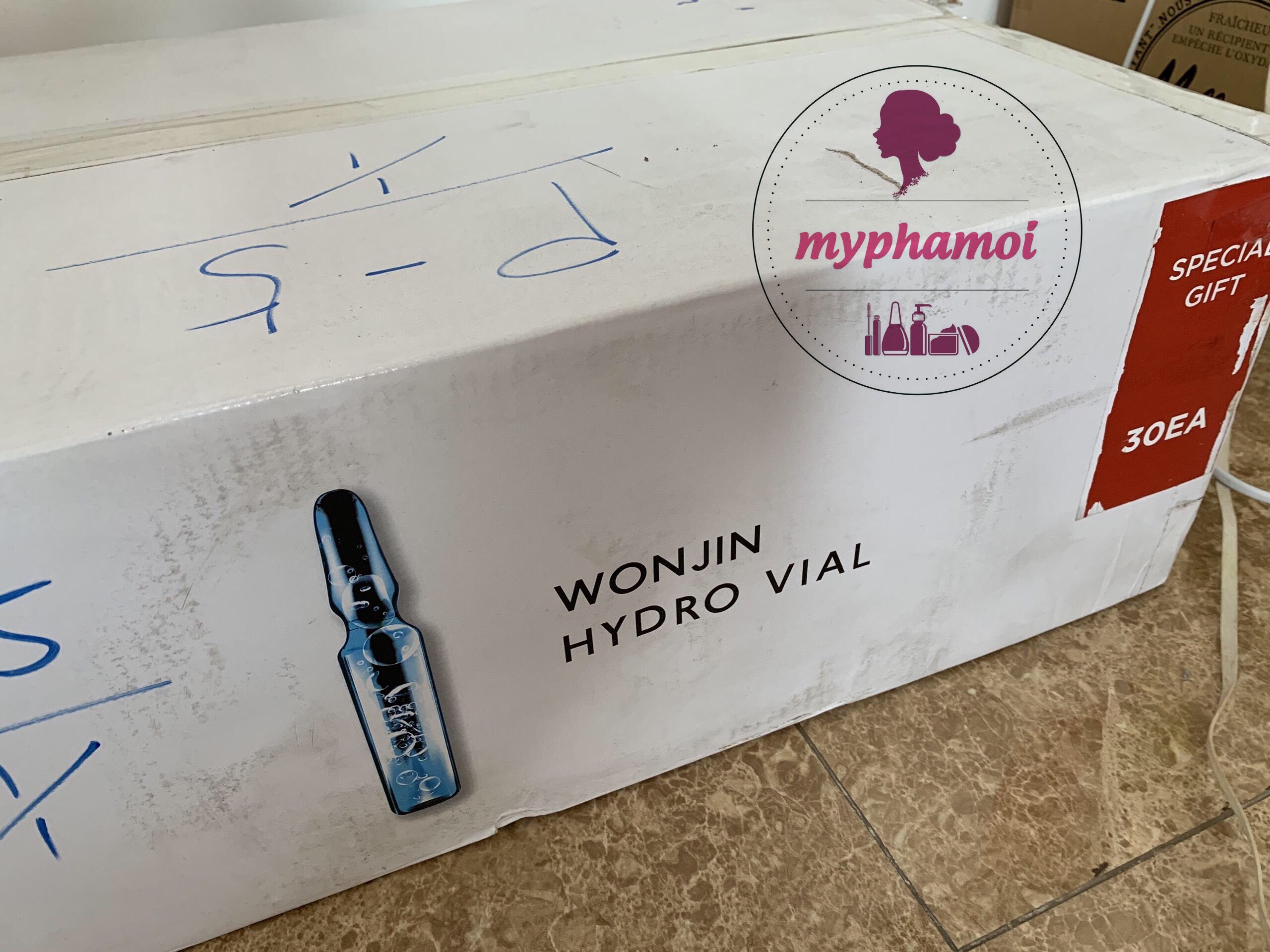 [THƯƠNG HIỆU HÀN QUỐC] COMBO MẶT NẠ WONJIN HYDRO VIAL 10 MIẾNG + SỮA RỬA MẶT 80ml