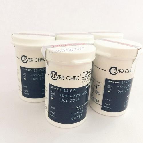 QUE THỬ ĐƯỜNG HUYẾT CLEVER CHEK TD4230