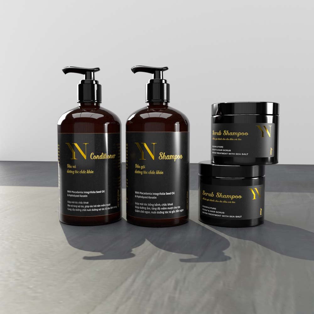 DẦU GỘI ĐẦU YN (YN Shampoo :Dầu gội dưỡng tóc chắc khỏe)