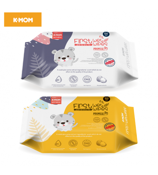 Khăn ướt  K-Mom Hàn Quốc (100 tờ )