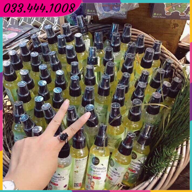 Xịt chống muỗi Citronella Phutawan Thái Lan 100ml - Gò Vấp
