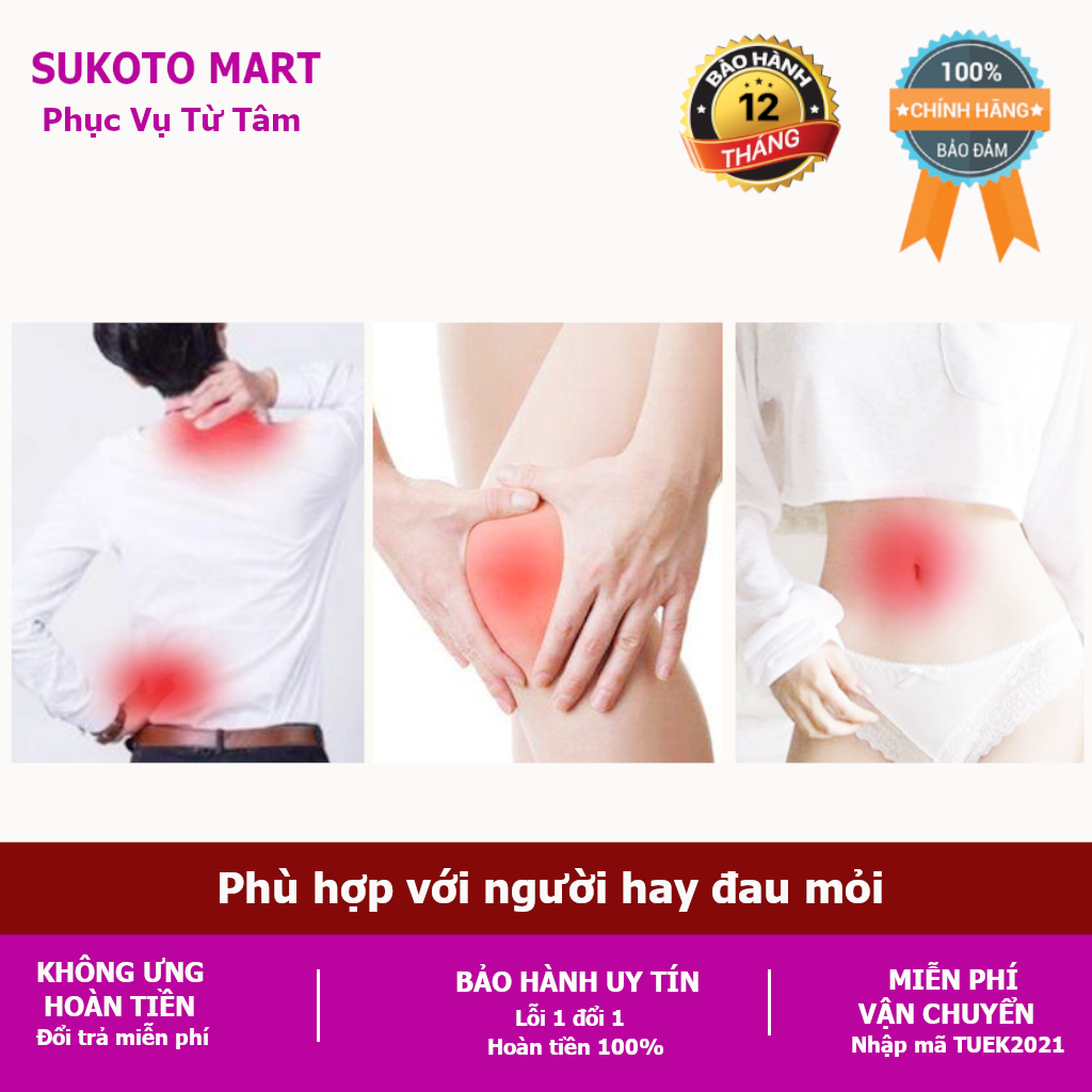 Thảm Ngải Cứu Đông Y Chườm Nhiệt Cao Cấp- Quà Tặng Mẹ, Sinh Nhật Bố, Giảm Đau Mỏi, Ngủ Ngon - Sukoto Vietnam