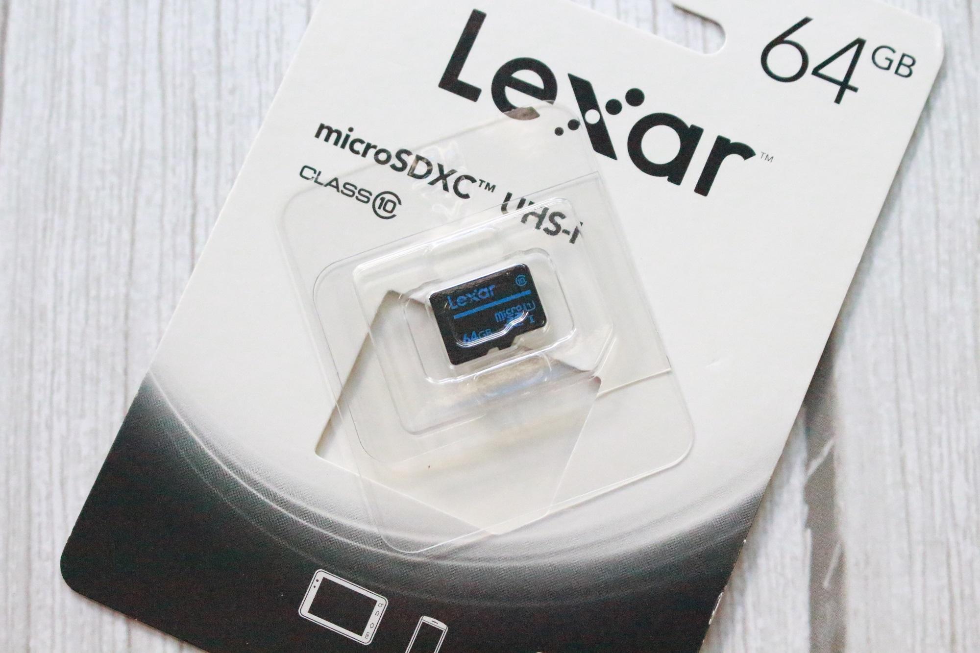 Thẻ nhớ MicroSDXC Lexar 64GB Class 10 U1 100Mb/s (màu đen xanh) Nhất Tín Computer