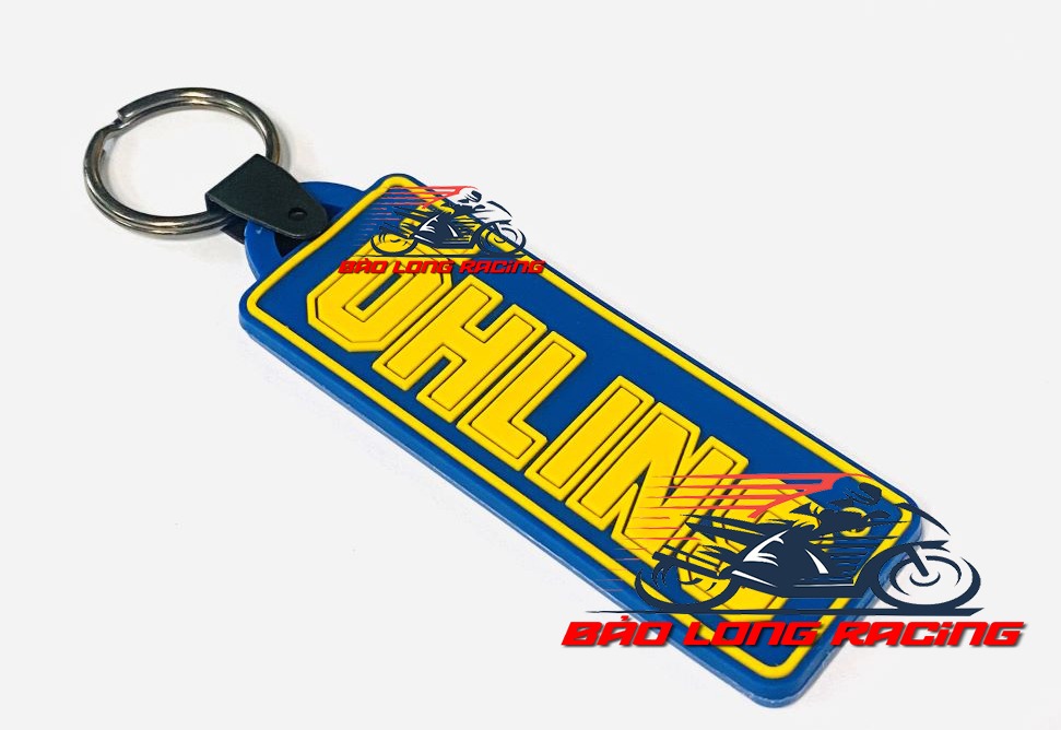 Móc Khóa 2 mặt OH.LINS trang trí xe máy