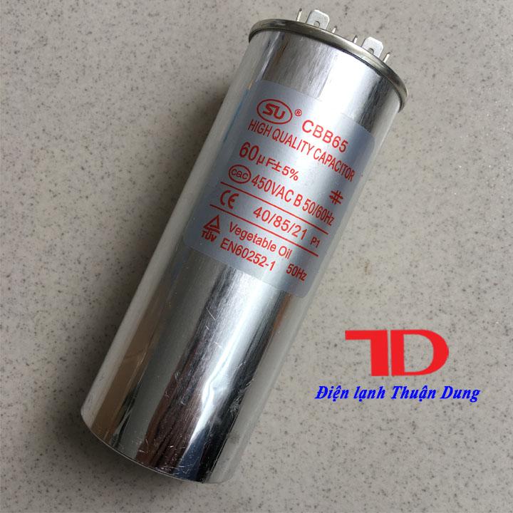 Tụ điều hòa, CAPA 60uF - Điện Lạnh Thuận Dung