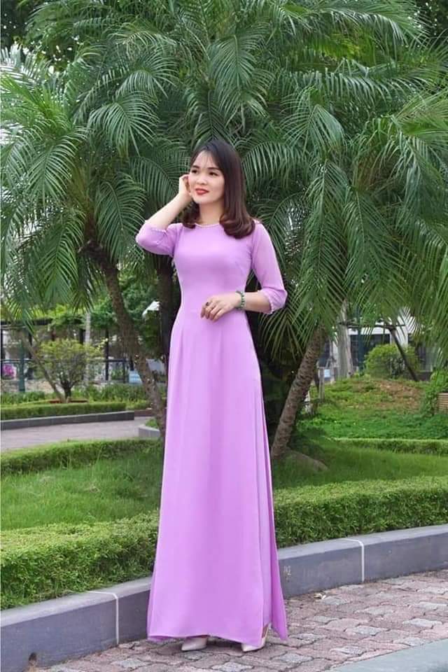 🧚‍♂️SALE ÁO DÀI LỤA PHÁP CO GIÃN CHỈ 157 K 1 ÁO MAY SẴN