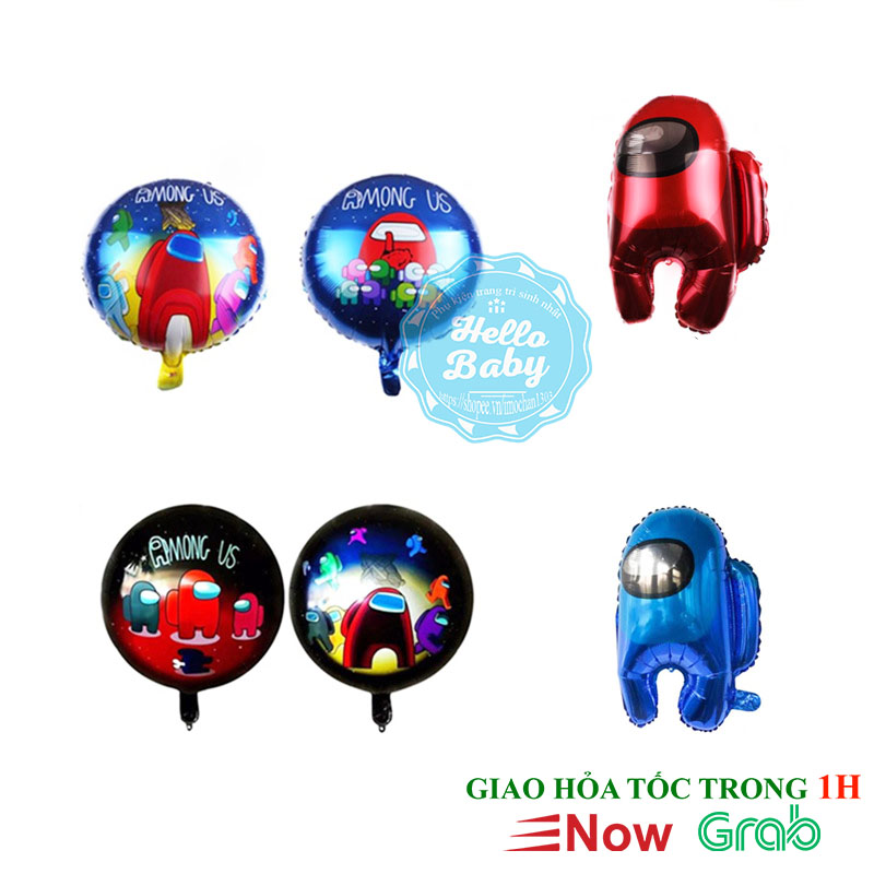 Bóng trang trí chủ đề Among Us