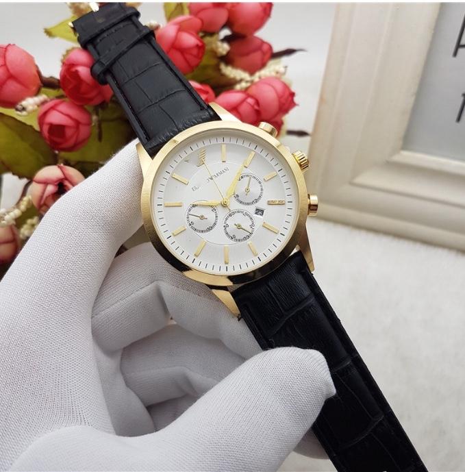 đồng hồ nam đẹp dây da cao cấp DD01
