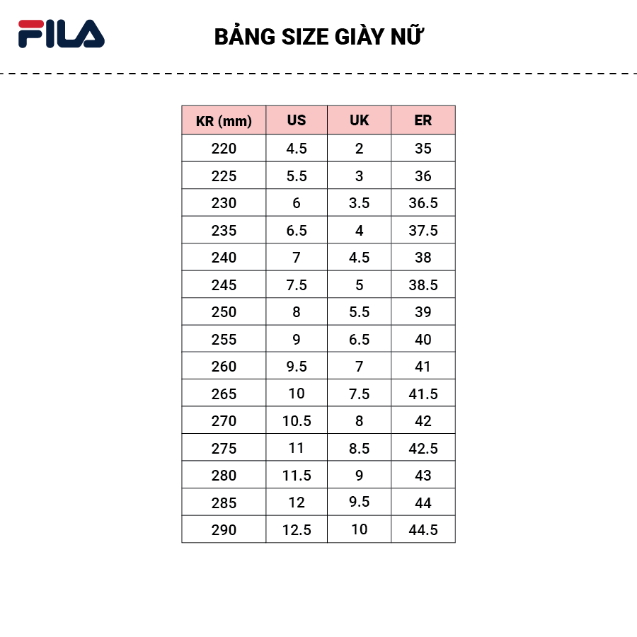 FILA Giày sneaker nữ Cress Pb 5RM01977-653