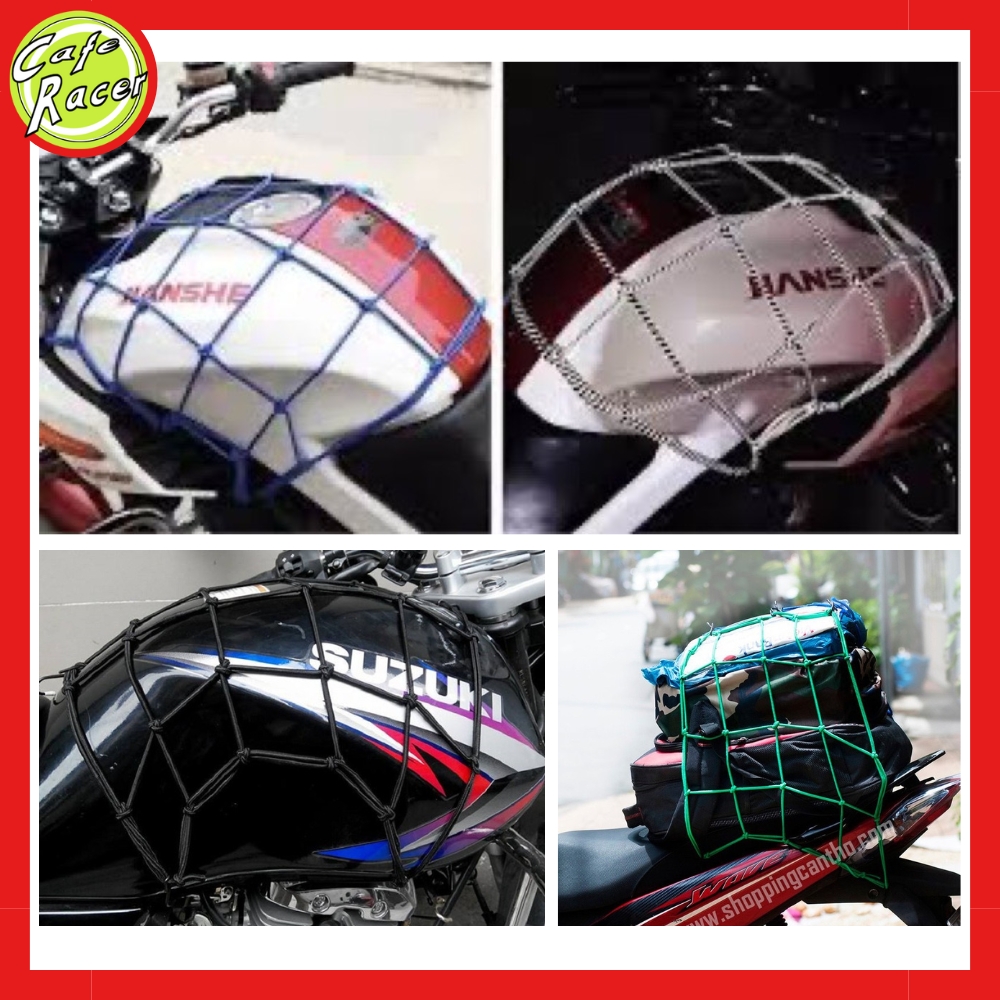 Lưới thun ràng đồ xe máy moto đi phượt