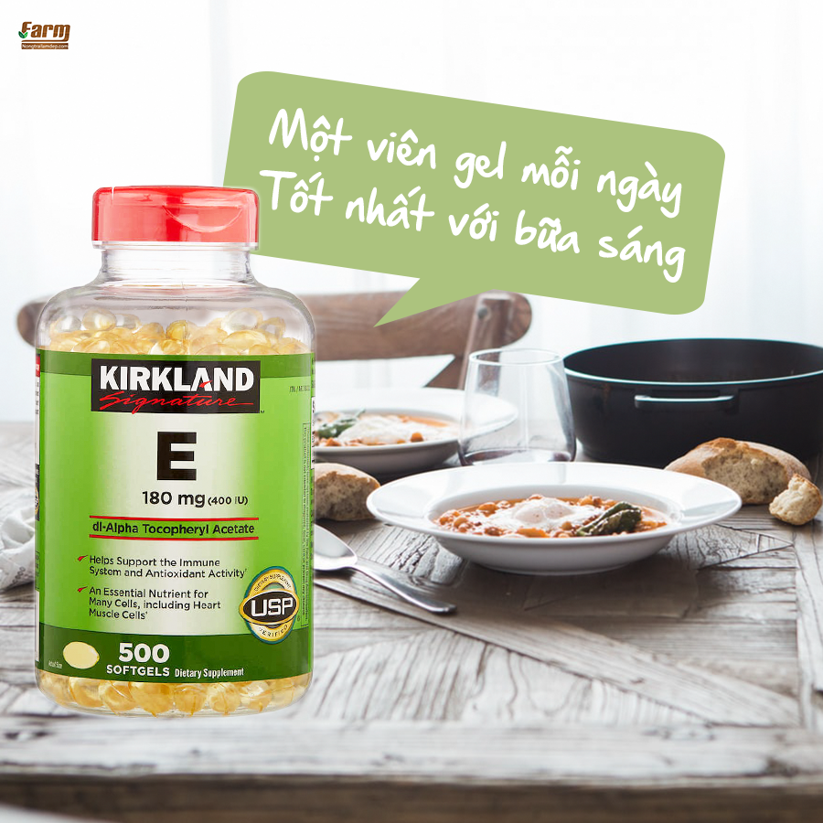 [HCM] VITAMIN E KIRKLAND 500viên của MỸ