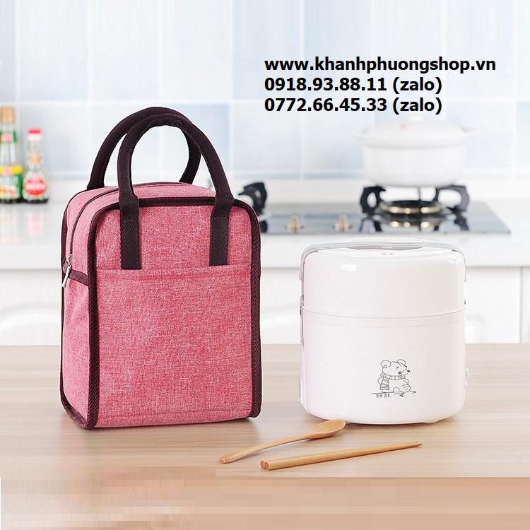 [HCM]túi giữ nhiệt đựng cơm - túi đựng hộp cơm