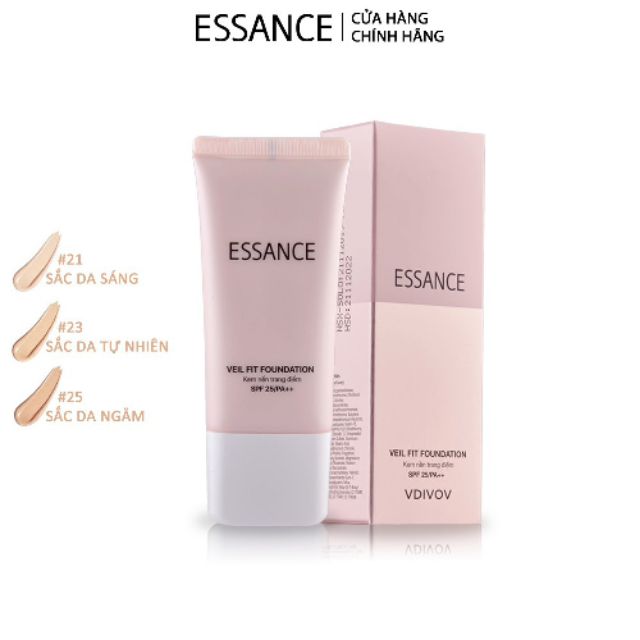 [HCM]Kem BB Essance Che Khuyết Điểm Hoàn Hảo Essance Powdery BB Cream Perfect Cover SPF50/PA+++ 30ml (mẫu mới)