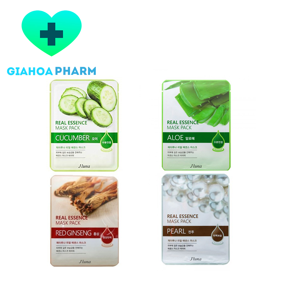 Mặt nạ dưỡng chất Hàn Quốc JLUNA Real Essence - Mask pack